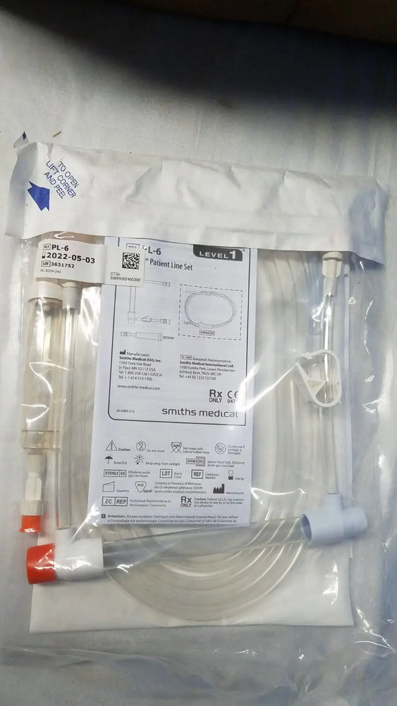 Smiths Medical PL-6 Level 1 Patient Line Set | KeeboMed