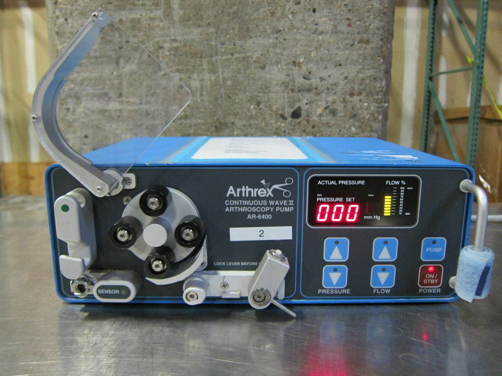 
                  
                    Arthrex AR-6400 Arthroscopy Continuous Wave II Pump
                  
                