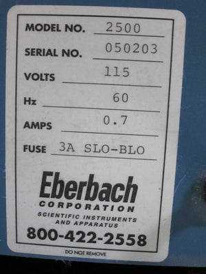 
                  
                    Eberbach Corp 2500 Clinical Rotator Model 2500 (NY131U)
                  
                