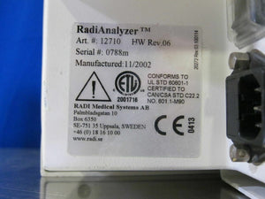 
                  
                    Radi Medical 12711 RadiAnalyzer PressureWire Patient Monitor
                  
                