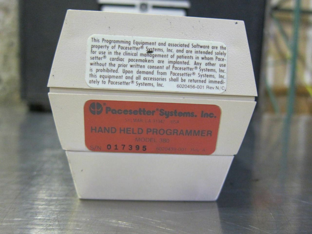 
                  
                    Pacesetter Systems 380 Handheld Programmer (DMS12)
                  
                