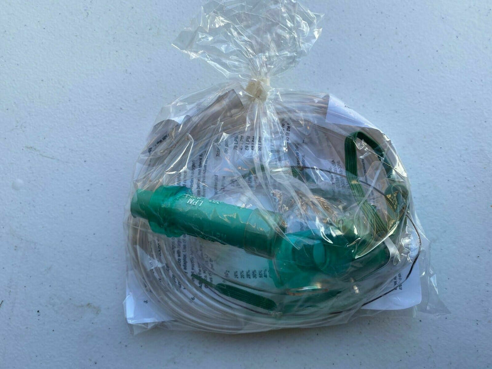 Hudson 1088 Multi Vent Air Entrainment Mask Adult Delivery For Oxygen 7Ft TUBING