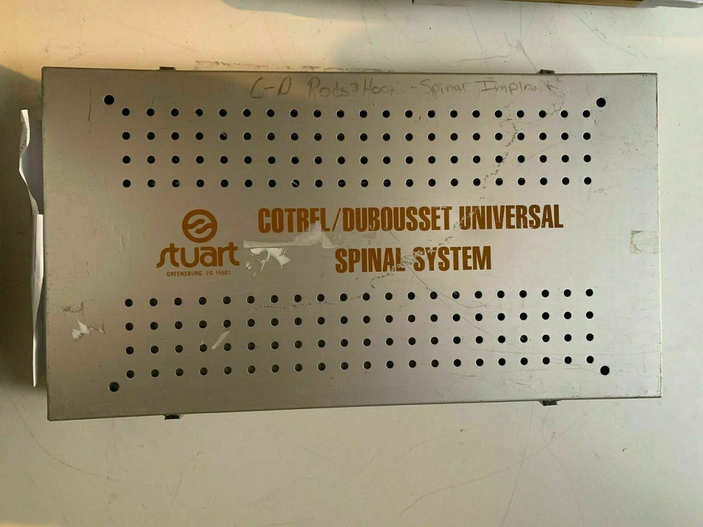
                  
                    Stuart Cotrel / Dubousset Universal Spinal System Used
                  
                