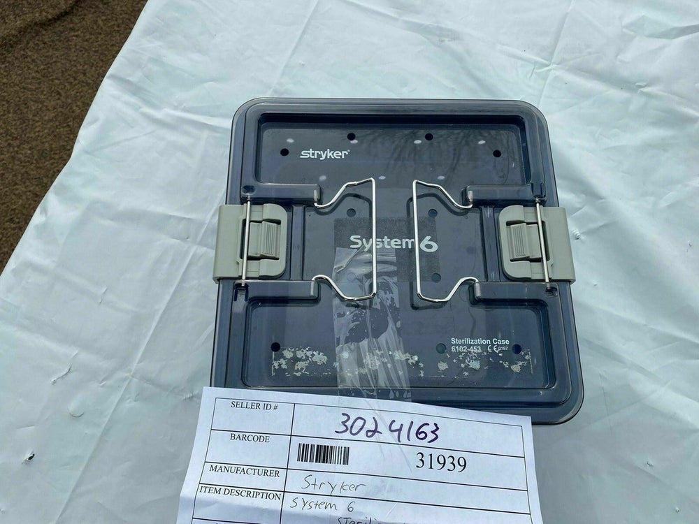 
                  
                    Stryker System 6 plastic Sterilization Case
                  
                