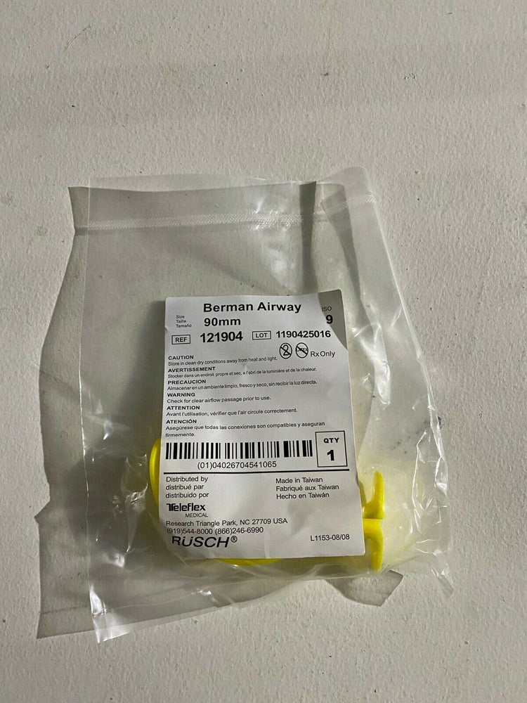 Berman Airway 121904 90mm Disposable Non Latex Lot of 10 | N107D