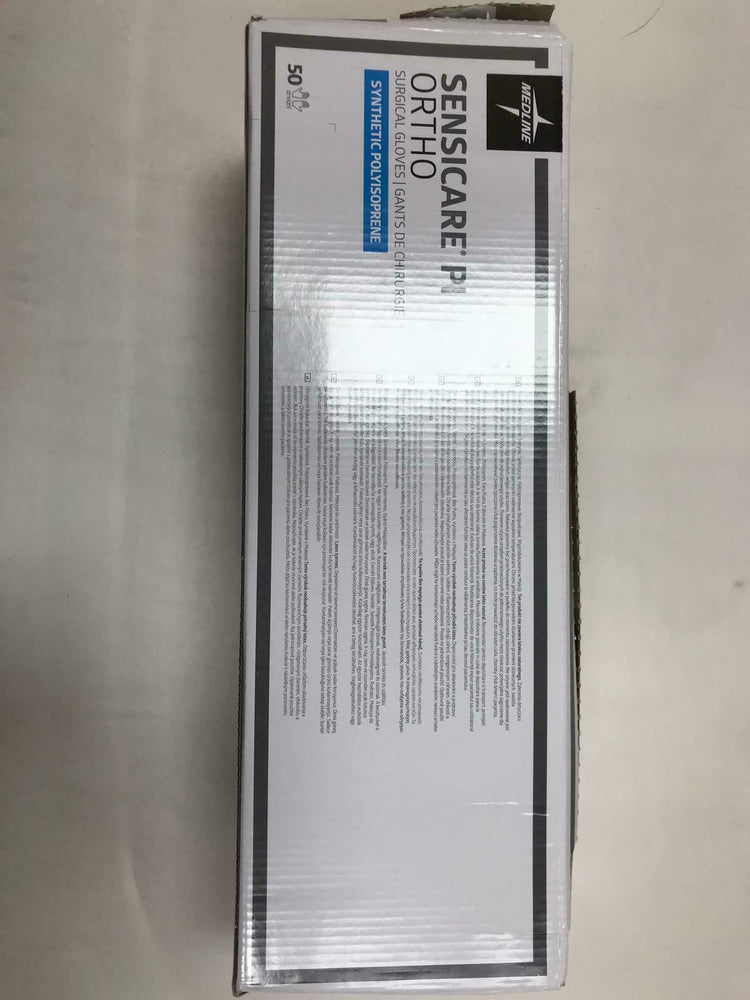 Medline Sensicare PI Ortho Surgical Gloves MSG9480 8 - 50 Count in Box  | CEJ-6