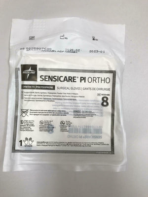 
                  
                    Medline Sensicare PI Ortho Surgical Gloves MSG9480 8 - 50 Count in Box  | CEJ-6
                  
                