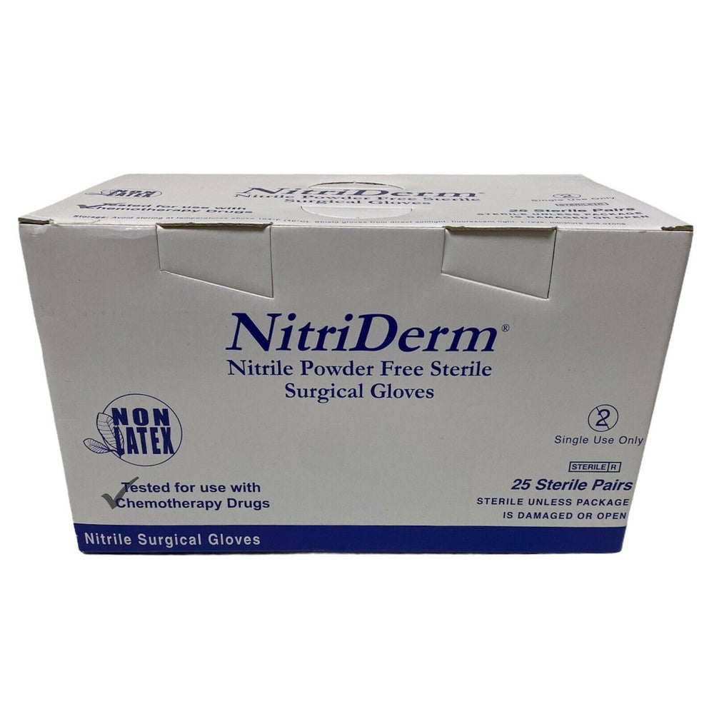 
                  
                    Innovative Healthcare NitriDerm 135700 Gloves Size 7 (25 Pairs/Box) | CEA-10
                  
                
