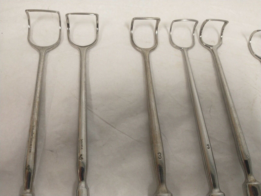 
                  
                    Open Ended Curettes Set of 13: 9"x1"x1"
                  
                