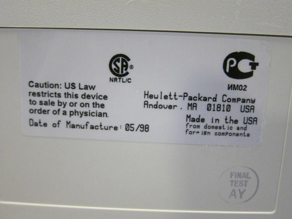
                  
                    Hewlett-Packard M1204A Viridia 24C Color Patient Monitor
                  
                