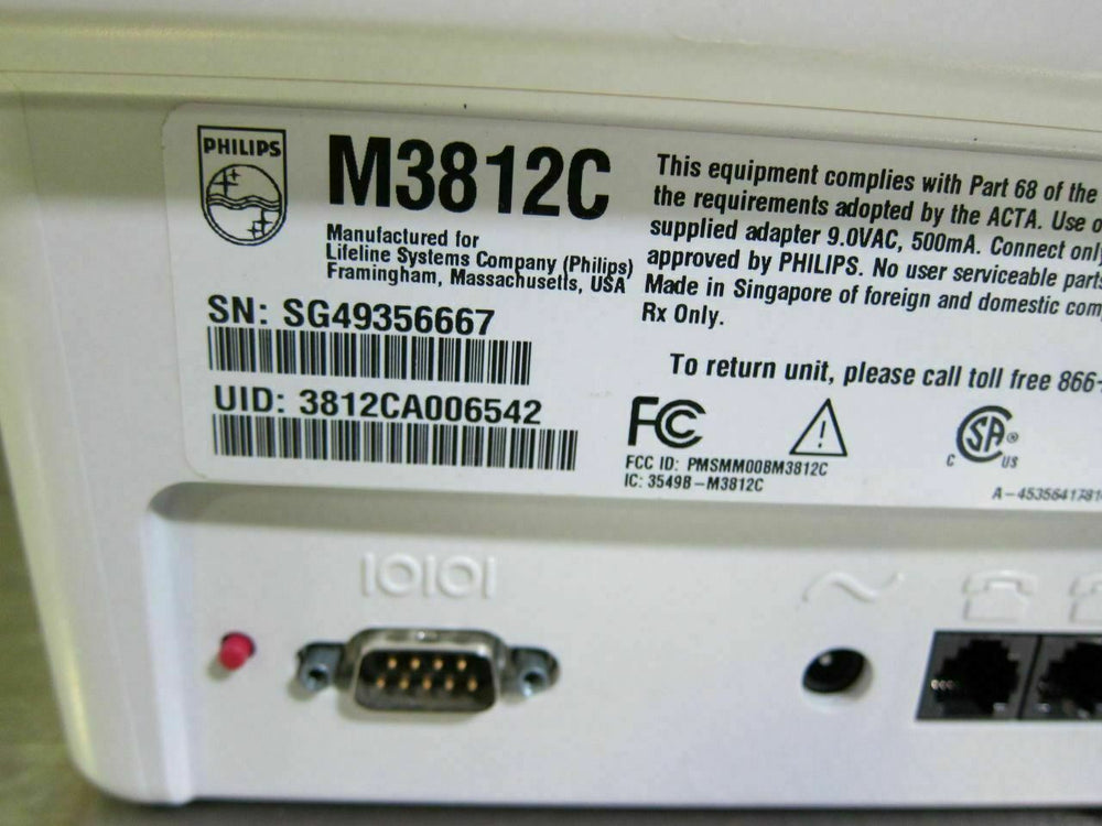
                  
                    Philips MN#: M3812C Telestation System with Accessories
                  
                
