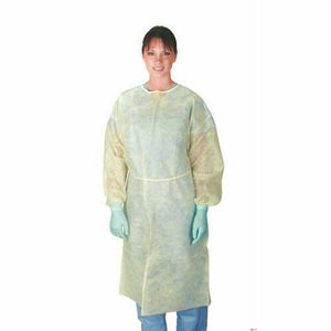 
                  
                    Cardinal Health Convertors Isolation Gowns UNIVERSAL Yellow Pack of 10 AT4437BD
                  
                