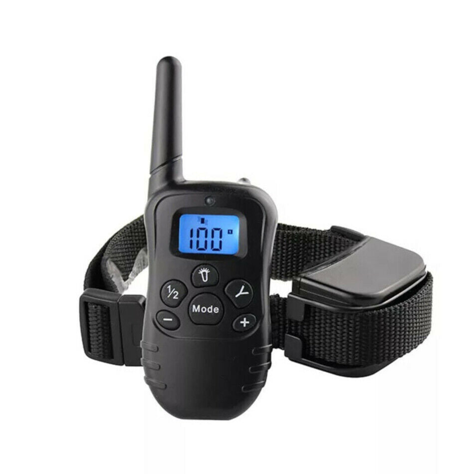Remote Control Shock, Vibration, Tone, and Light 330 Yard Dog Training Collar