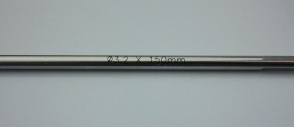
                  
                    Stainless Steel Drill Bit 3.2mm - 150mm Length - Orthopedic Instrument
                  
                