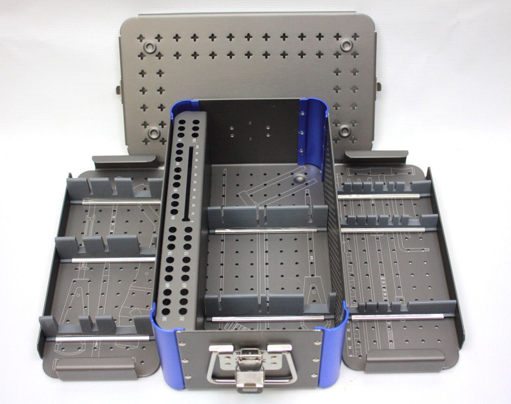 
                  
                    Empty Small Cannulated 7.3mm Screw Rack Instrument Case, 2 Removable Trays
                  
                
