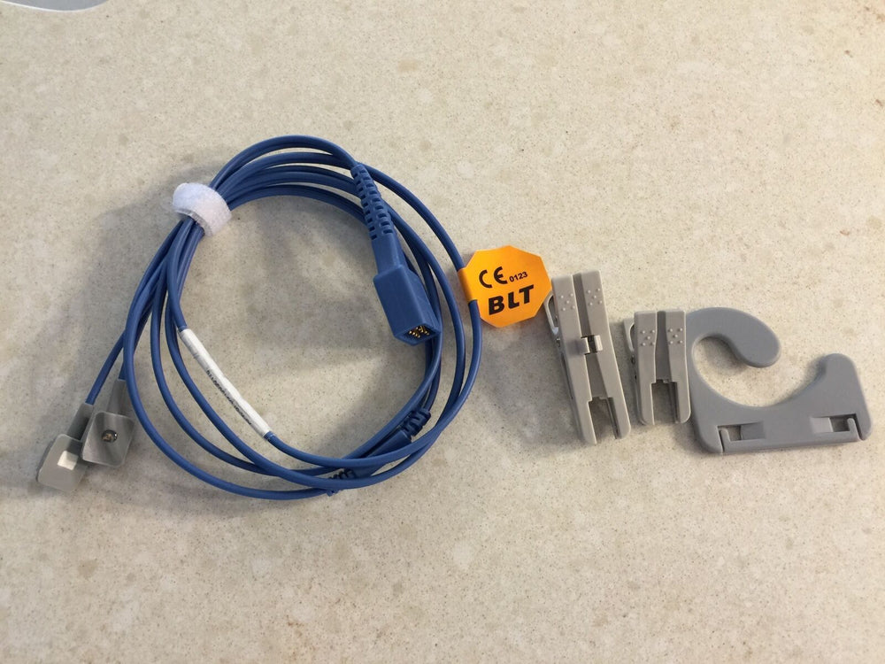 Veterinary Genuine BLT Biolight Vet Spo2 Probe Sensor 9 pins 2 clips for Monitor
