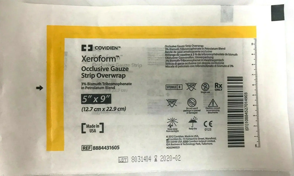 
                  
                    Covidien Xeroform Occlusive Gauze Strip Overwrap (650KMD)
                  
                