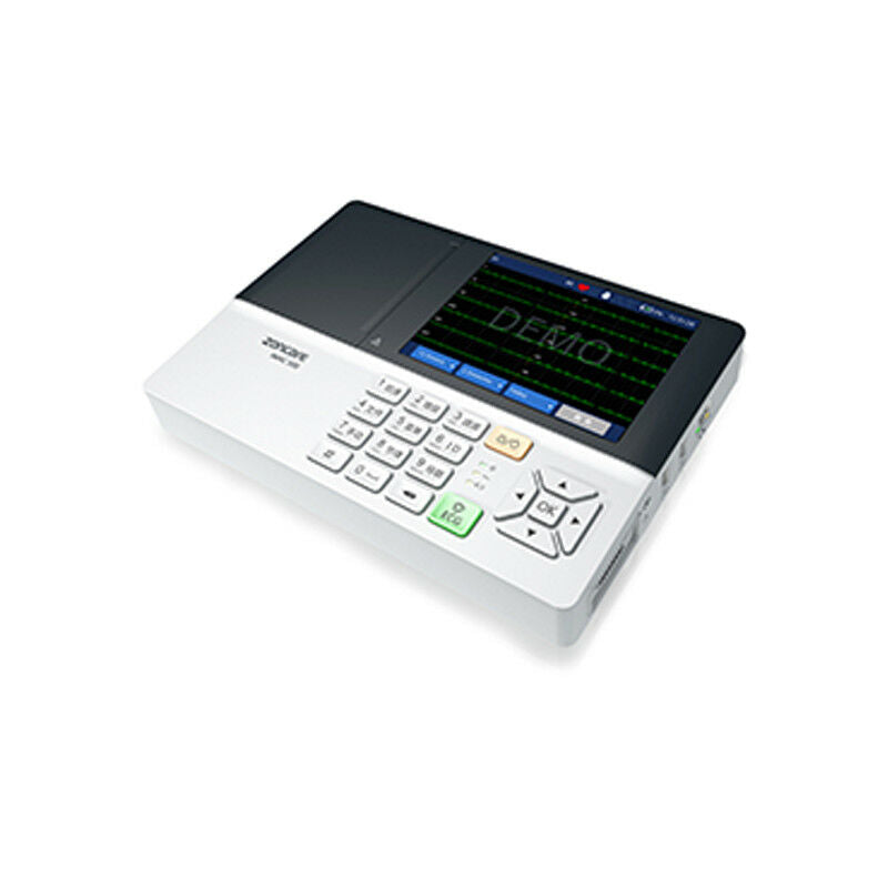 iKM300 5.6 inch LED Digital 3 Channel Veterinary Electrocardiograph ECG Machine
