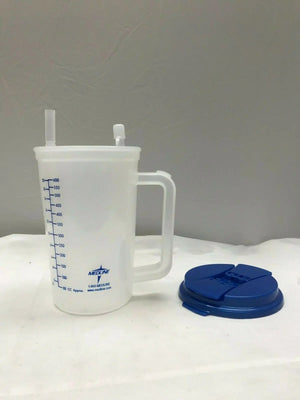 
                  
                    Medline Clear Insulated Carafe with Blue Lid, 22 oz - Pack of 45 (378KMD)
                  
                