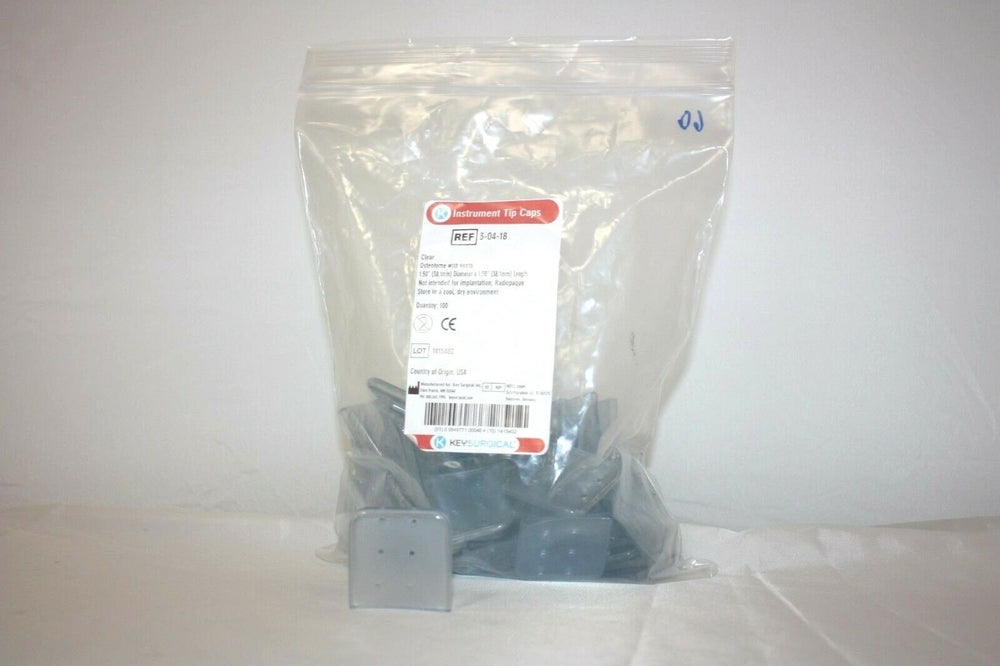 
                  
                    Instrument Tip Caps, Osteotome with vents, Clear Qty 60, 1.5" x 1.5"
                  
                