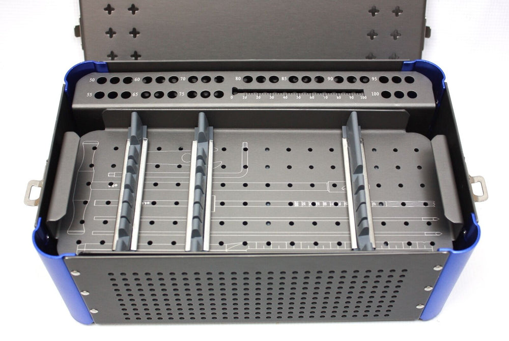 
                  
                    Empty Small Cannulated 7.3mm Screw Rack Instrument Case, 2 Removable Trays
                  
                