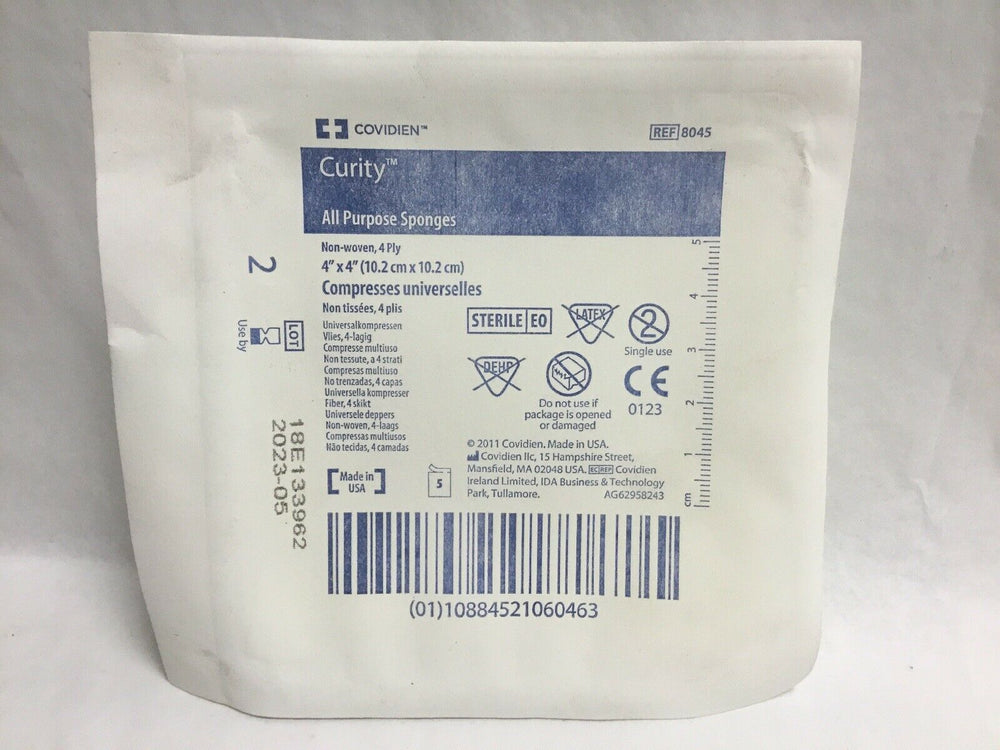 
                  
                    Covidien Curity All-Purpose Sponge 4 X 4--Lot of 24 (267KMD)
                  
                