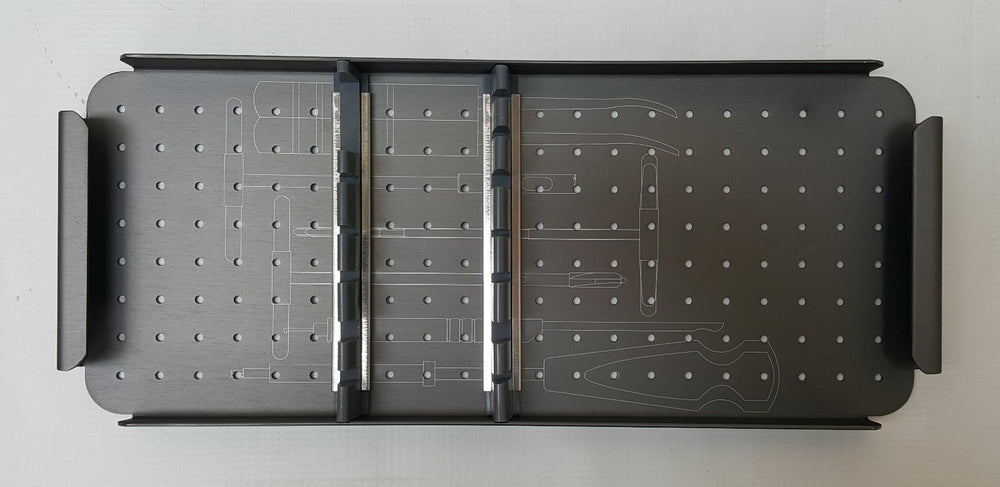 
                  
                    Orthopedic Instrument Empty Case, trays & rack for 3.5-4.0 mm screws - KeeboMed
                  
                