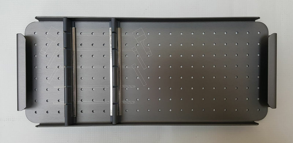 
                  
                    Orthopedic Instrument Empty Case, trays & rack for 3.5-4.0 mm screws - KeeboMed
                  
                