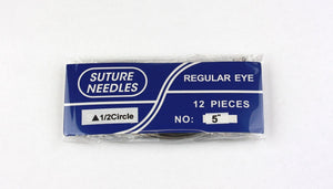 
                  
                    Veterinary Suture Needles Reverse Cutting 1/2 Circle, 5", Pack of 12 | Keebomed
                  
                