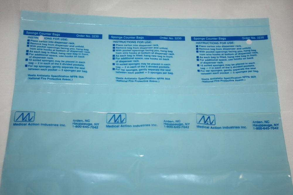 
                  
                    Medical Action Sponge Counter Bags--Pack of 50 (213GS)
                  
                