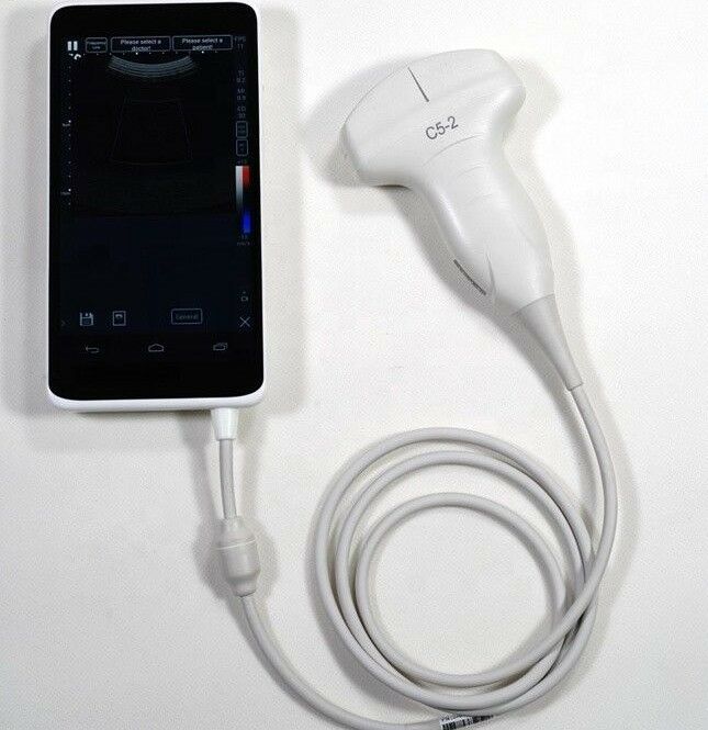 Veterinary Smart phones Ultrasound with  Convex probe 2.5-5MHz for Animals