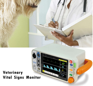 
                  
                    7" Color LCD Veterinary Vital Signs Patient Monitor with NIBP, SpO2 - Pet, Horse
                  
                