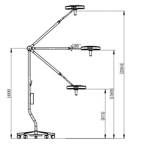 
                  
                    KM58 Mobile Type Operation Examination Light Veterinary Surgery
                  
                