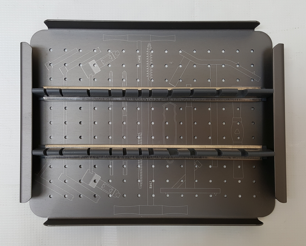 
                  
                    Empty Orthopedic Case for Instruments and 4.5mm and 6.5mm Screws, Rack & Trays
                  
                