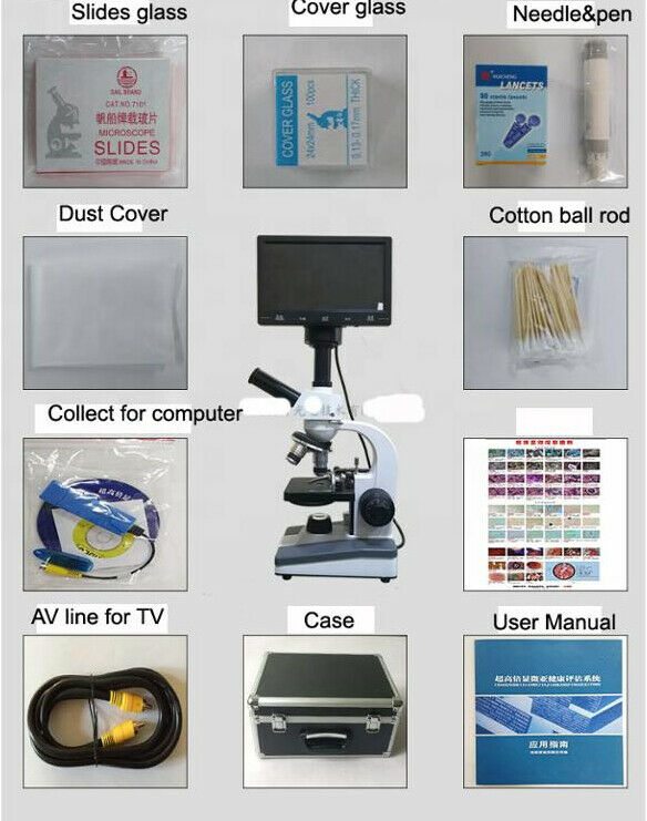 
                  
                    Veterinary Swine Sheep Cattle Eggs Sperm Motility Analyzer Biological Microscope
                  
                