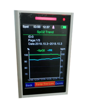 
                  
                    3.5" LCD Veterinary Handheld Pulse Oximeter with Temp Probe SPO2 Finger Probe
                  
                