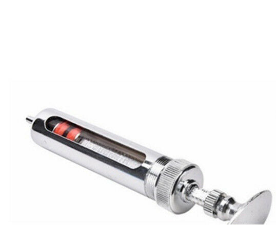 50cc Veterinary Quality Stainless Steel Metal Syringe
