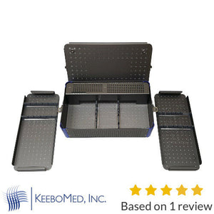 
                  
                    Orthopedic Instrument Empty Case, trays & rack for 3.5-4.0 mm screws - KeeboMed
                  
                