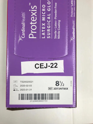 
                  
                    Cardinal Health Protexis 2D72NT85X Latex Micro Surgical Gloves Size 8-1/2 | KeeboMed
                  
                