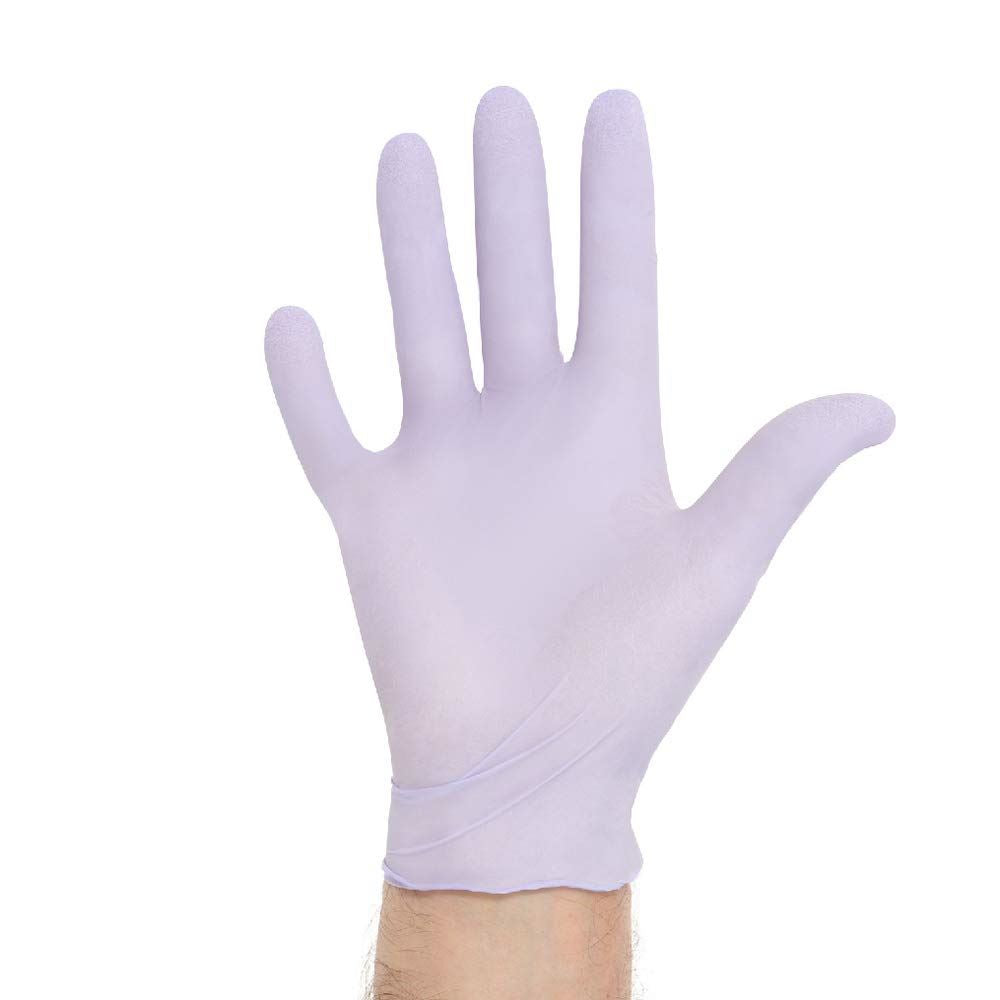HALYARD Lavender Nitrile Exam Gloves, Powder-Free, Non-Sterile, 3.1 mil, 9.5