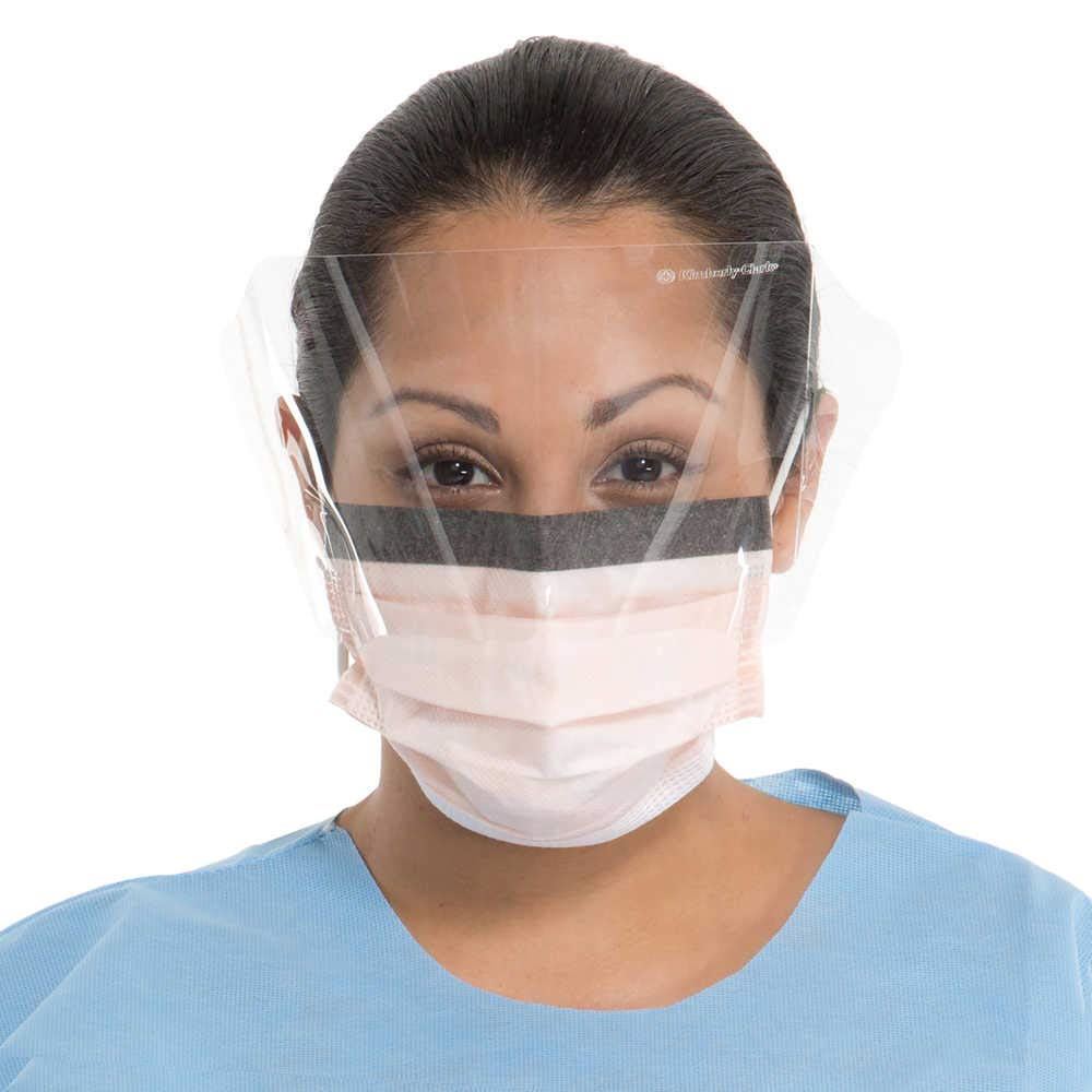 Kimberly-Clark 47147 Fluidshield* Fog-Free Procedure Mask with Visor, Capacity,