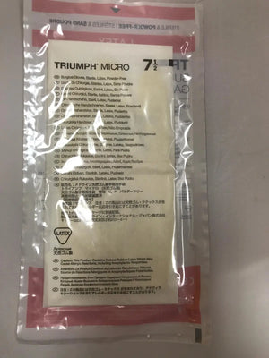 
                  
                    Medline MSG2375 Triumph Micro Surgical Gloves Size 7-1/2 | KeeboMed
                  
                