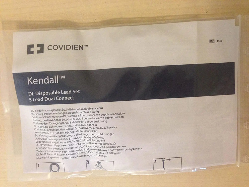 
                  
                    Covidien 33136 Kendall DL Disposable Lead Set | KeeboMed
                  
                
