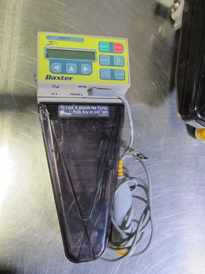
                  
                    BAXTER I Pumps AP II 2L3105 IV Infusion Pump with Key, Bag Cover, Probe Wand
                  
                