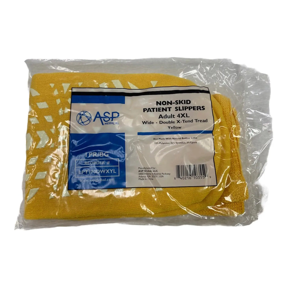 
                  
                    ASP Medical Non-Skid Patient Slippers Adult 4XL | CEM-12
                  
                