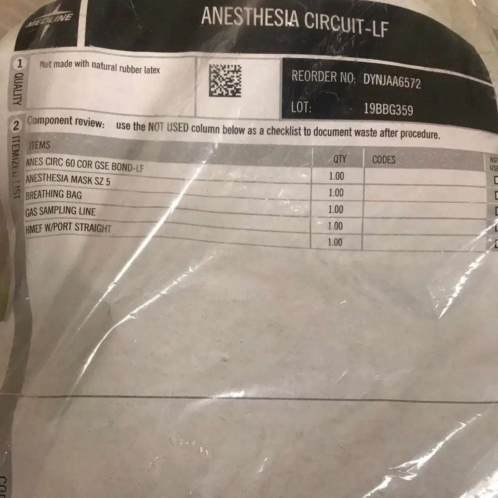 
                  
                    Medline Anesthesia Circuit - LF,  DYNJAA6572
                  
                