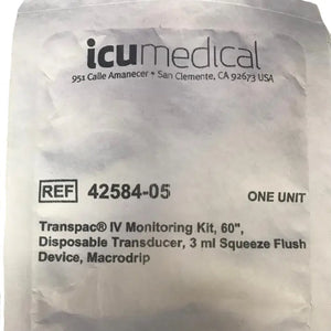 
                  
                    icumedical 42584-05 Transpac IV Monitoring Kit 60" 
                  
                