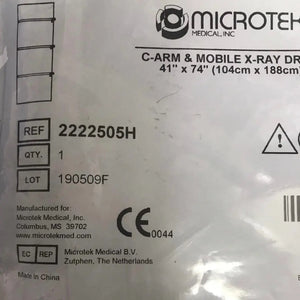 
                  
                    Microtek 2222505H C-Arm & Mobile X-Ray Drape
                  
                