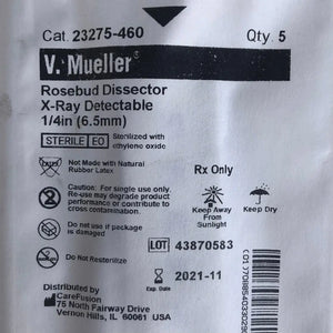 
                  
                    V. Mueller 23275-460 Rosebud Dissector X-Ray Detectable 
                  
                