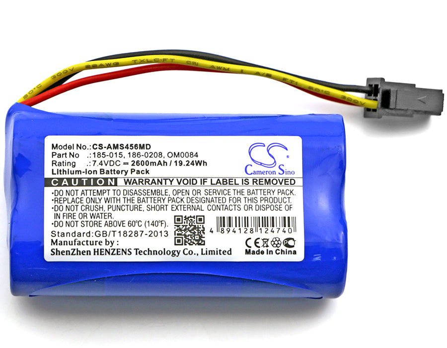 
                  
                    CS-AMS456MD Medical Replacement Battery for Aspect Medical System
                  
                